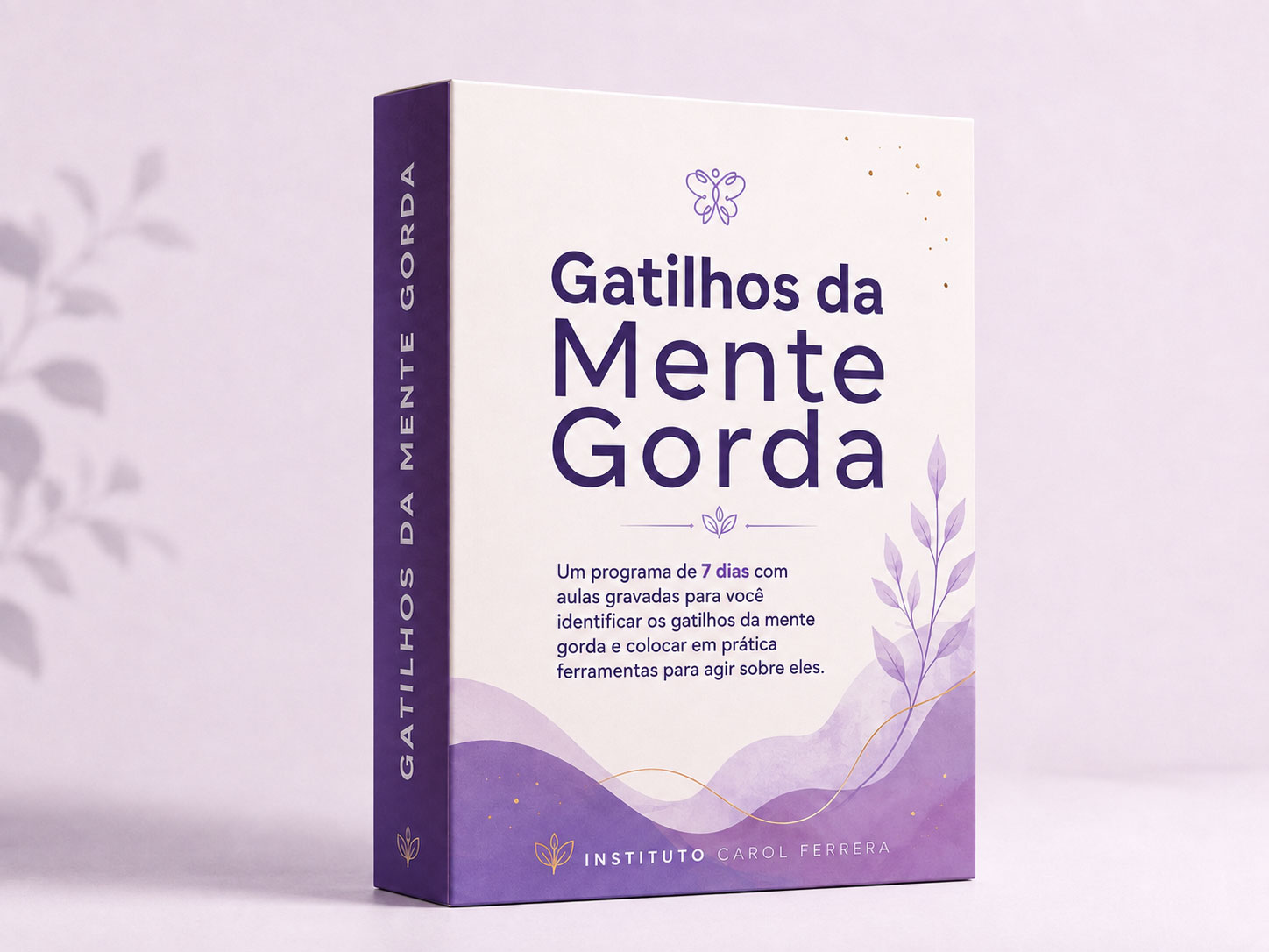 Mockup do material Gatilhos da Mente Gorda